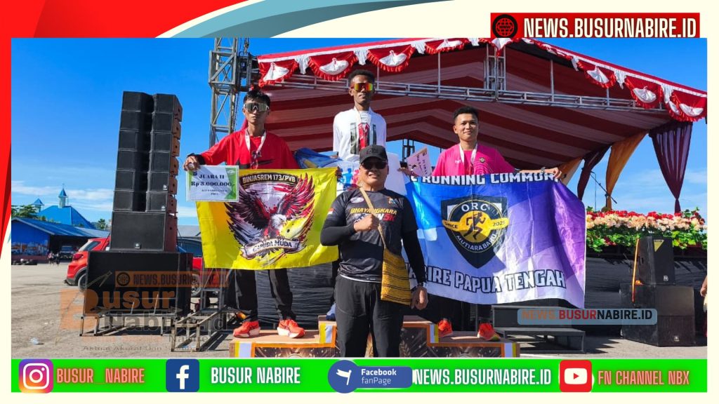 Bhayangkara Fun Run 5K Sukses Besar, Kolaborasi Polda Papua Tengah dan BMP RI (Foto: BusurNabire)