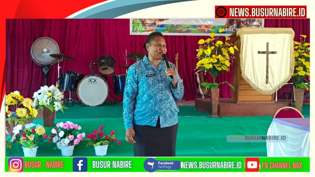 Pokja 1 TP PKK Papua Tengah Bekali Guru Sekolah Minggu GIDI Se Klasis Nabire,Memberikan Metode Mengajar Dengan Mengenal Gaya Belajar Anak (Foto: BusurNabire)