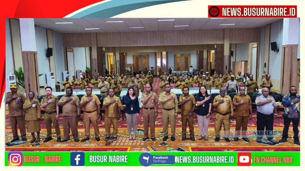Victor Fun Buka Sosialisasi Program Pensiun ASN se-Papua Tengah, Tegaskan Hak Purnabakti Harus Terjamin (Foto: BusurNabire)