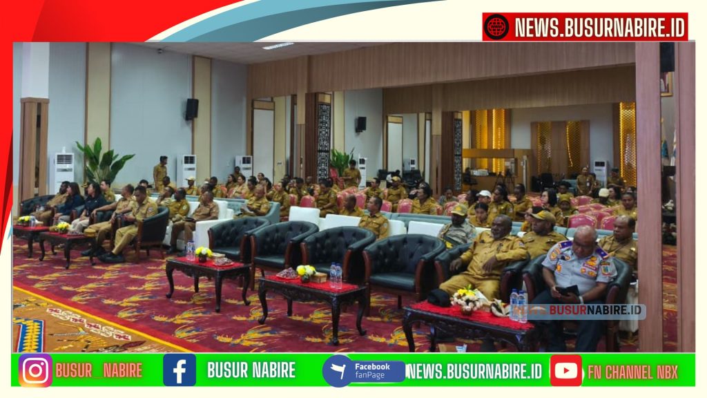 Victor Fun Buka Sosialisasi Program Pensiun ASN se-Papua Tengah, Tegaskan Hak Purnabakti Harus Terjamin (Foto: BusurNabire)