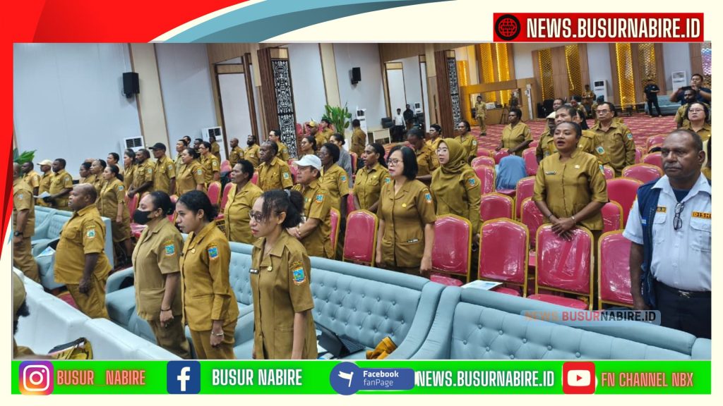 Victor Fun Buka Sosialisasi Program Pensiun ASN se-Papua Tengah, Tegaskan Hak Purnabakti Harus Terjamin (Foto: BusurNabire)