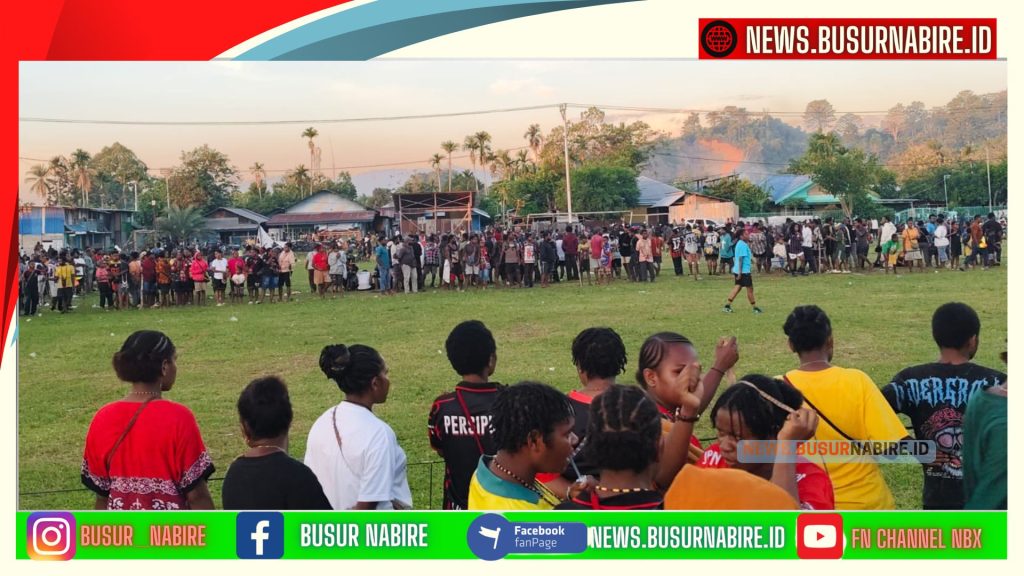 Spektakuler! Turnamen Futsal dan Voli FKMI Intan Jaya Resmi Dibuka, Perkuat Solidaritas Mahasiswa Menuju Natal Bersama 2026 (Foto: BusurNabire)