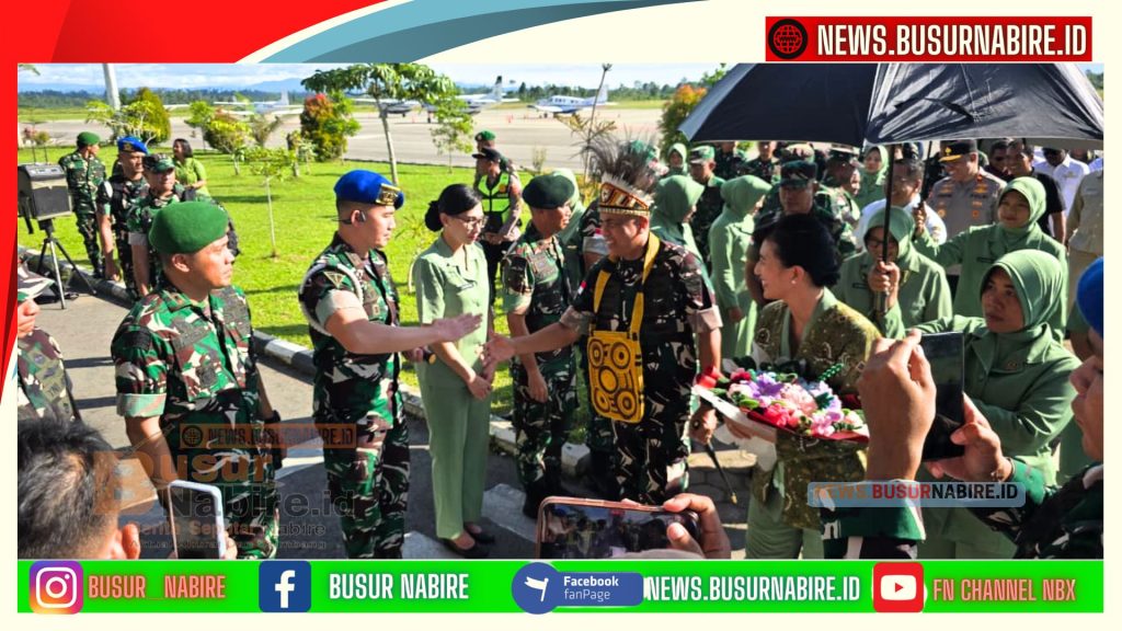 Pangdam XVII/Cenderawasih Tiba di Nabire, Awali Kunjungan Kerja ke Jajaran Korem 173/PVB (Foto: BusurNabire)