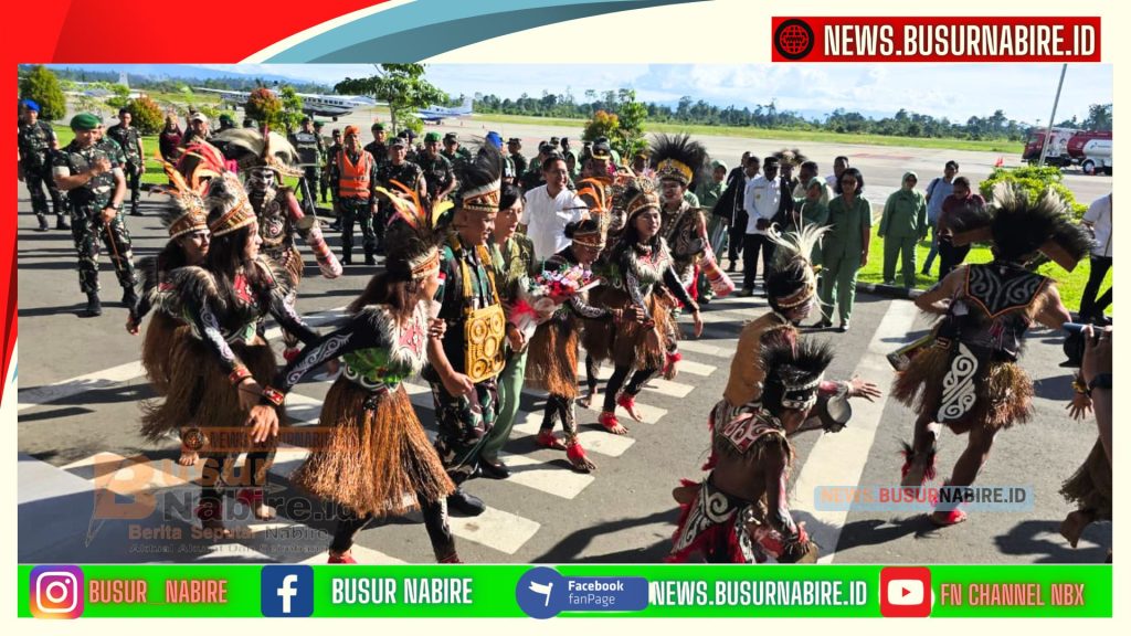Pangdam XVII/Cenderawasih Tiba di Nabire, Awali Kunjungan Kerja ke Jajaran Korem 173/PVB (Foto: BusurNabire)