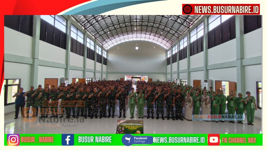 Pangdam XVII/Cenderawasih Tekankan Disiplin, Rasa Syukur dan Profesionalisme Saat Beri Arahan kepada Prajurit (Foto: BusurNabire)