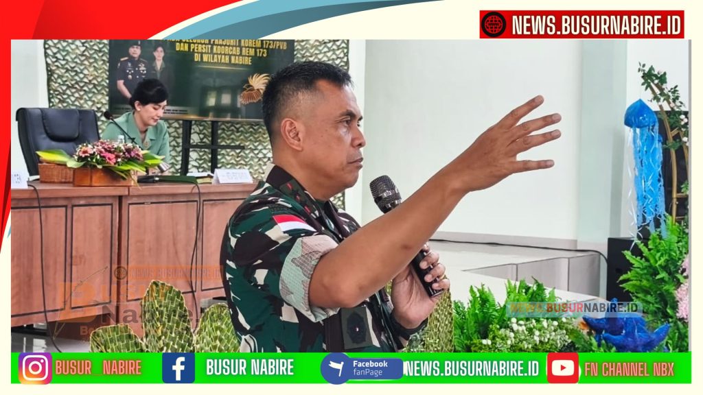Pangdam XVII/Cenderawasih Tekankan Disiplin, Rasa Syukur dan Profesionalisme Saat Beri Arahan kepada Prajurit (Foto: BusurNabire)