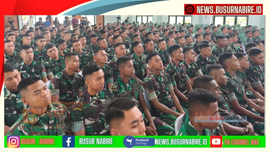 Pangdam XVII/Cenderawasih Tekankan Disiplin, Rasa Syukur dan Profesionalisme Saat Beri Arahan kepada Prajurit (Foto: BusurNabire)