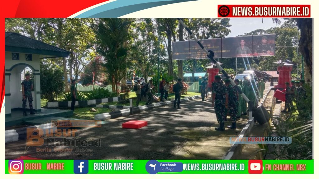 Pangdam XVII/Cenderawasih Optimalkan Kesiapan Operasional Denzipur 12 dan Brigif 82 di Nabire (Foto: BusurNabire)