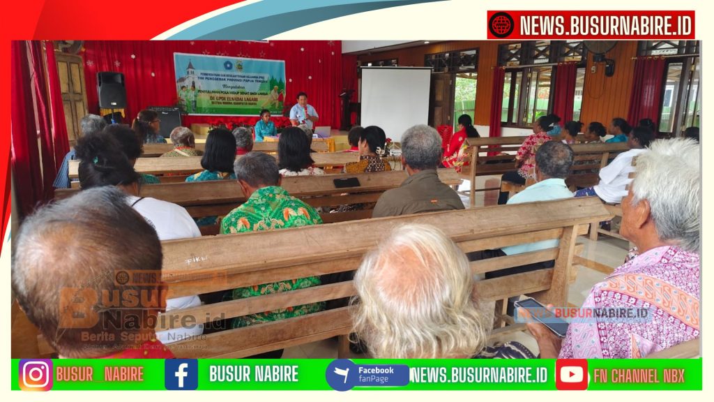 Dukungan Nurhaidah Nawipa, Pokja I TP PKK Papua Tengah Edukasi Lansia Hidup Sehat di Makimi