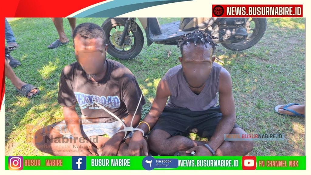 Timsus Polda Papua Tengah Tangkap Dua Terduga Begal di Nabire, Kapolres Samuel Tatiratu: Penyidikan Terus Dikembangkan (Foto: BusurNabire)