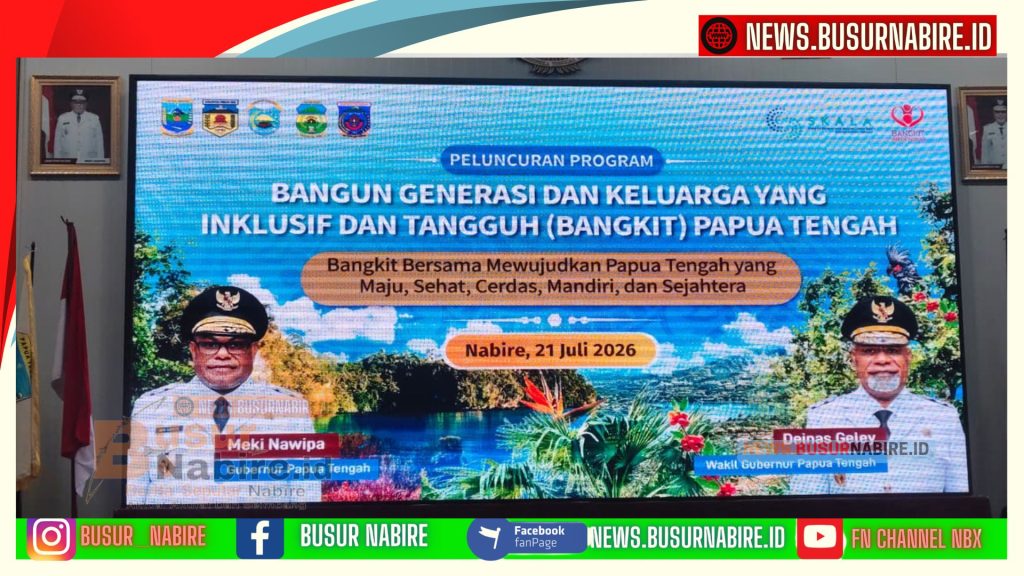 Program Bangkit Papua Tengah Diluncurkan Meki Nawipa Perkuat Perlindungan Sosial dan Kualitas SDM (Foto: BusurNabire)