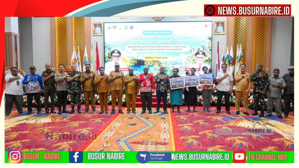 Program Bangkit Papua Tengah Diluncurkan Meki Nawipa Perkuat Perlindungan Sosial dan Kualitas SDM (Foto: BusurNabire)