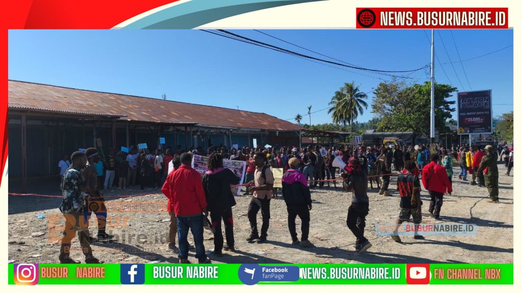 Kapolres Nabire AKBP Samuel Kerahkan 650 Personel, Aksi Mahasiswa Intan Jaya Berlangsung Aman dan Tertib (Foto: BusurNabire)