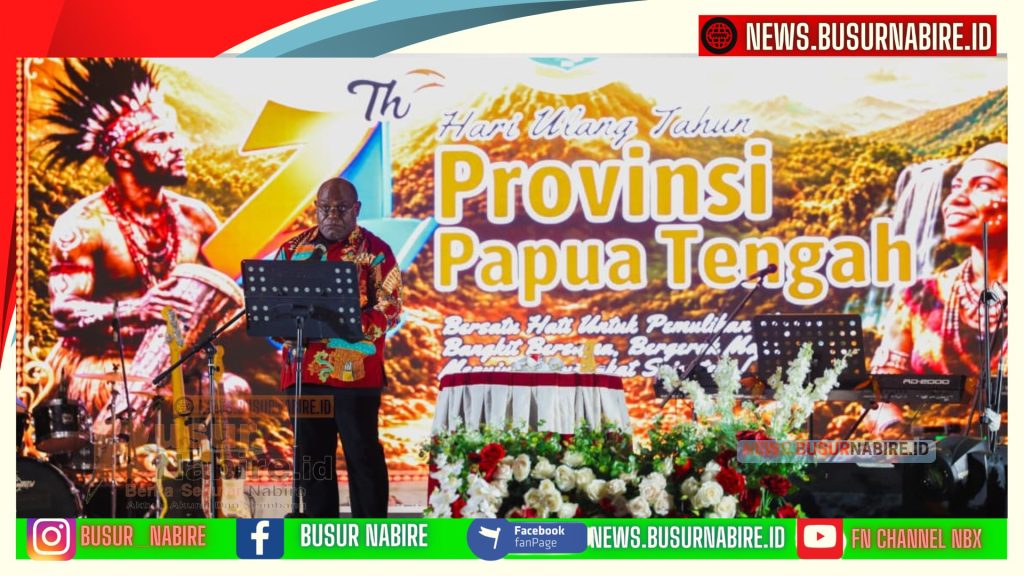 Meki Nawipa Bongkar Perjuangan Besar Komarudin Watubun Melahirkan Provinsi Papua Tengah Bersejarah (Foto: BusurNabire)