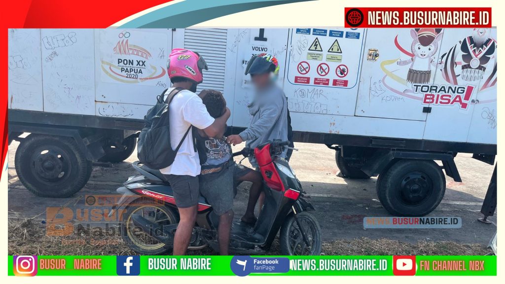 Polres Nabire Ringkus Terduga Pelaku Curanmor, Akui Tiga Kali Beraksi di Wilayah Nabire (Foto: HUmas Polres Nabire)