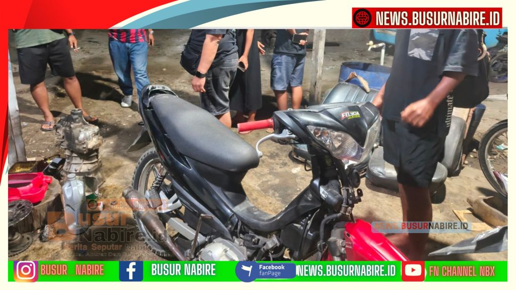 IPTU Bogi Tegaskan Resmob Polres Nabire Berhasil Ungkap Kasus Curanmor dan Amankan Terduga Pelaku (Foto: BusurNabire)