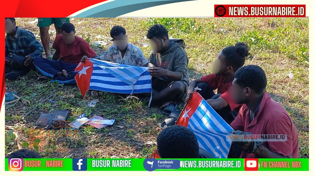 Polres Nabire Amankan 53 Pelajar, Delapan Terduga Pengibar Bintang Kejora Masih Diperiksa Polisi (Foto: BusurNabire)