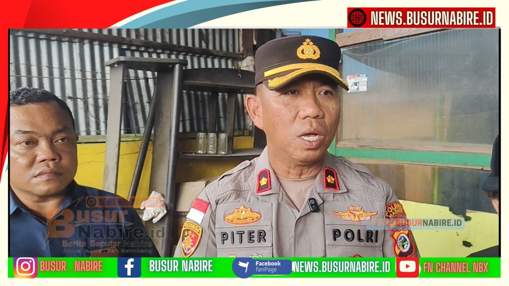 Pengamanan Ketat Dipimpin Kompol Piter Kendek Sukses Kawal Eksekusi Lahan di Nabire Kondusif (Foto: BusurNabire)