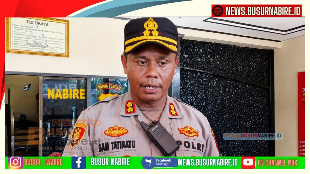 Kapolres Nabire AKBP Samuel Apresiasi Timsus Berhasil Ungkap Dugaan Dua Motor Hasil Curanmor (Foto: Istimewa)