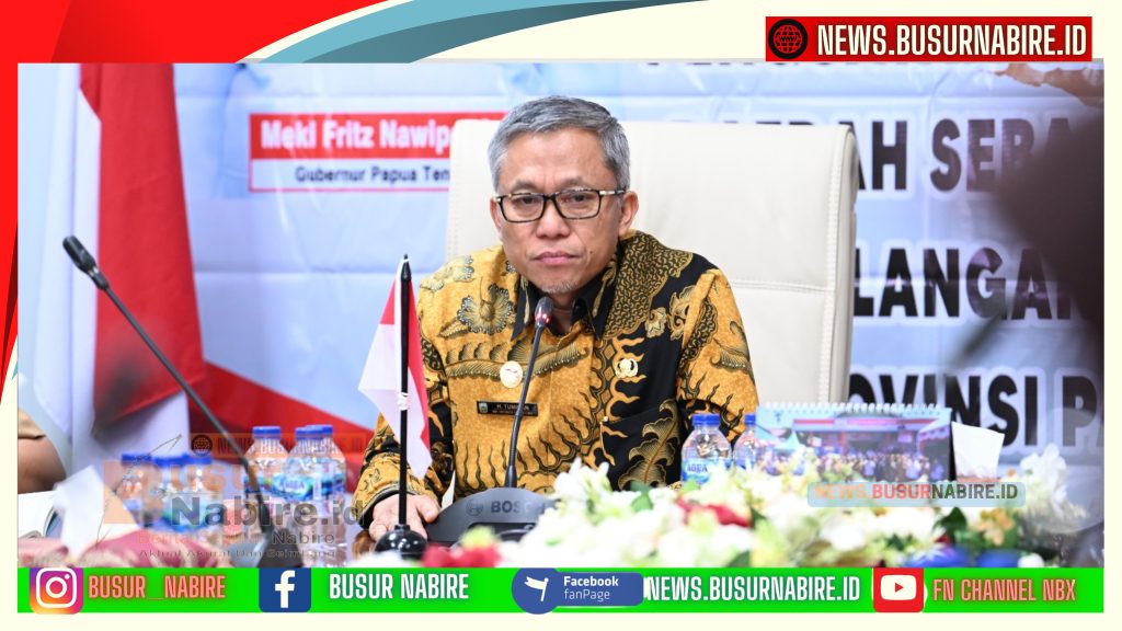 Pemprov Papua Tengah Perkuat Cadangan Pangan, Kabupaten Diminta Siapkan Anggaran Berkelanjutan (Foto: Humas Pemprov)