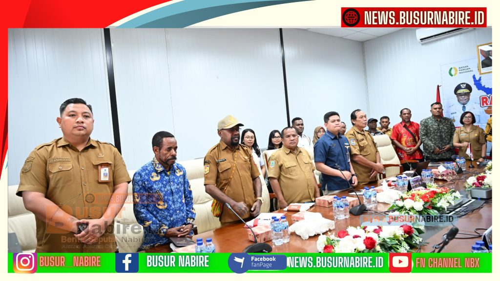 Pemprov Papua Tengah Perkuat Cadangan Pangan, Kabupaten Diminta Siapkan Anggaran Berkelanjutan (Foto: Humas Pemprov)