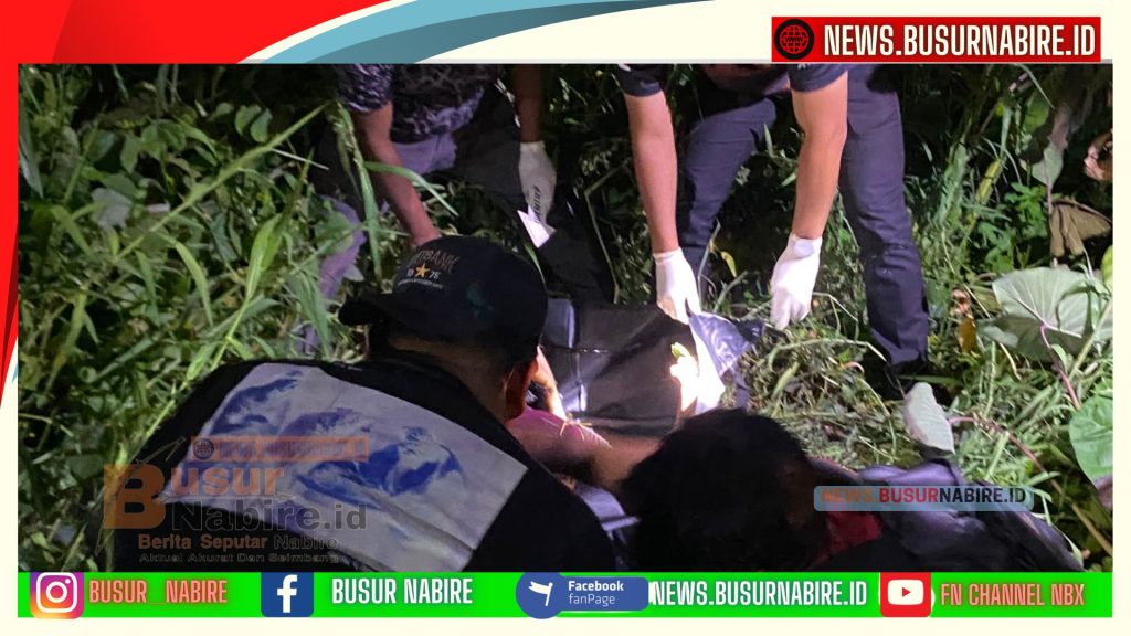 Heboh Penemuan Mayat Perempuan Terbakar di Waroki (Foto: Humas Polres )