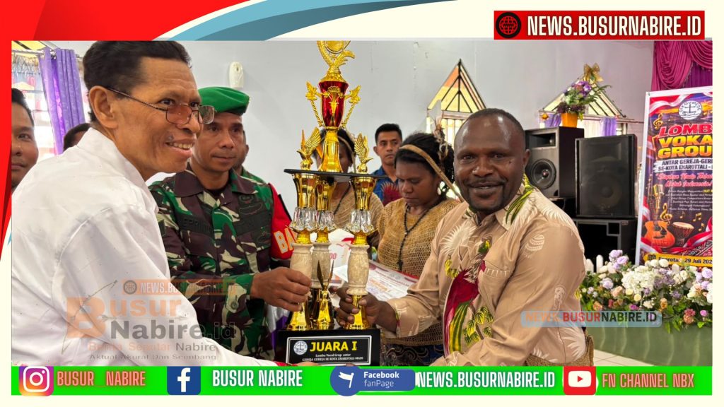 Semarak HUT Ke-81 RI di Paniai, FKUB Satukan Umat Lewat Lomba Vokal Grup Antar Gereja (Foto: BusurNabire)