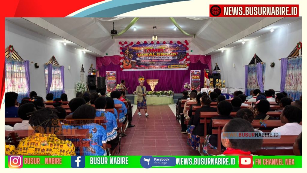 Semarak HUT Ke-81 RI di Paniai, FKUB Satukan Umat Lewat Lomba Vokal Grup Antar Gereja (Foto: BusurNabire)