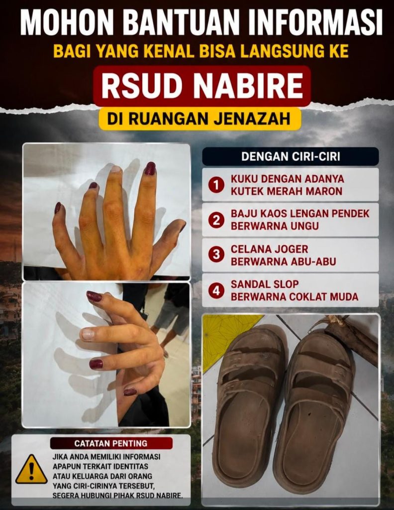 Heboh Penemuan Mayat Perempuan Terbakar di Waroki (Foto: Humas Polres )