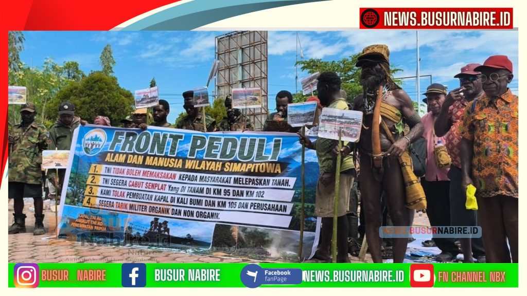 John Gobay Buka Babak Baru Polemik KM 102, Dugaan Dana Rp150 Juta Diminta Terang (Foto: BusurNabire)