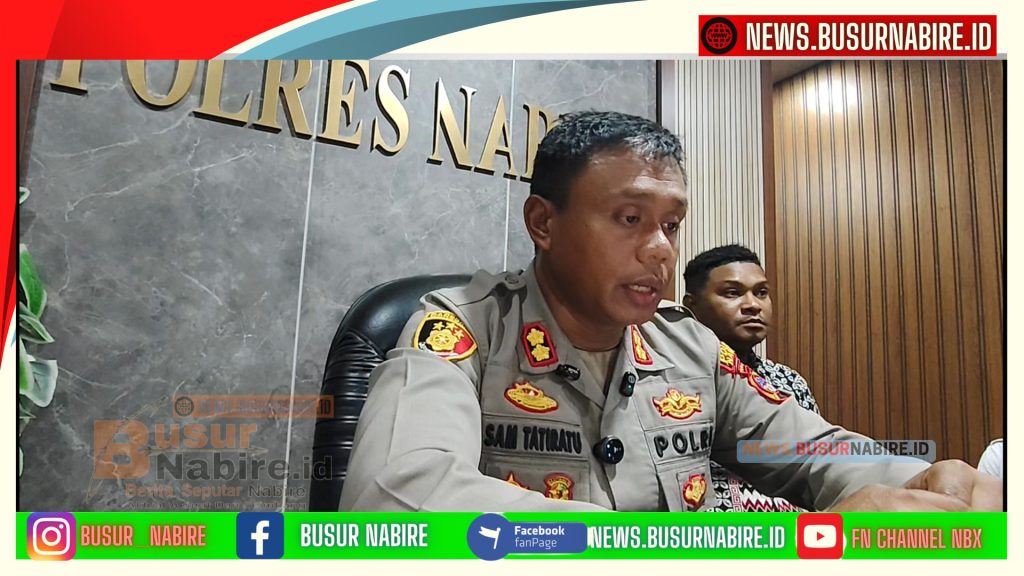 Kapolres Nabire AKBP Samuel Tegaskan Kasus CKC Diusut Tuntas Berbasis Alat Bukti (Foto: BusurNabire)