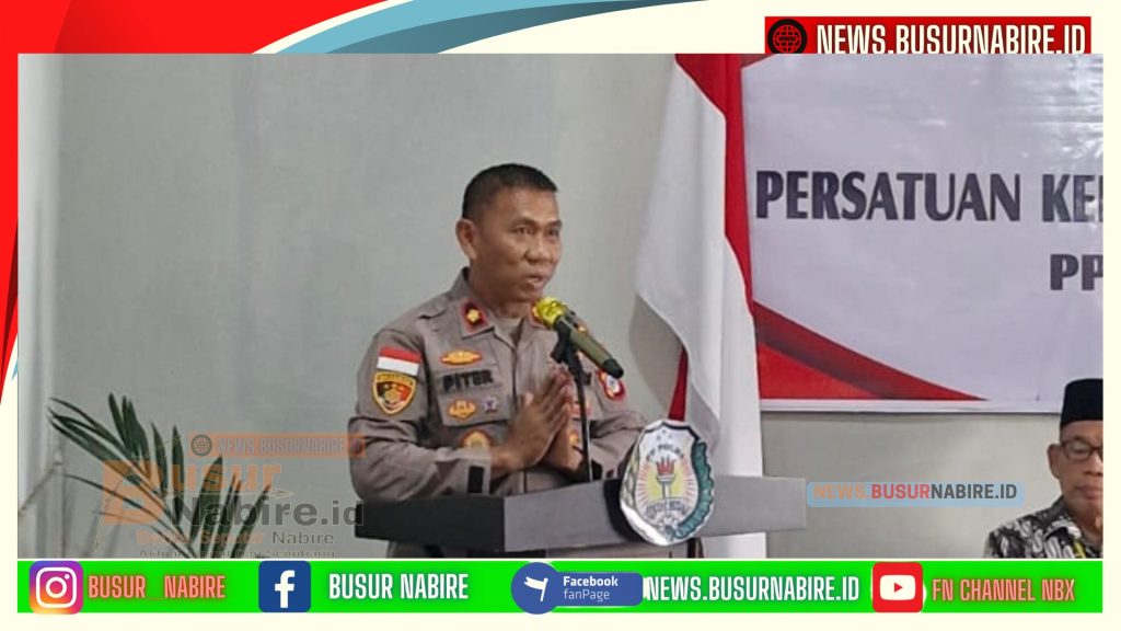 Kegiatan yang sebelumnya secara resmi dibuka oleh Wakapolres Nabire, Kompol Dr. Piter Kendek, S.Sos., M.M (Foto: BusurNabire)