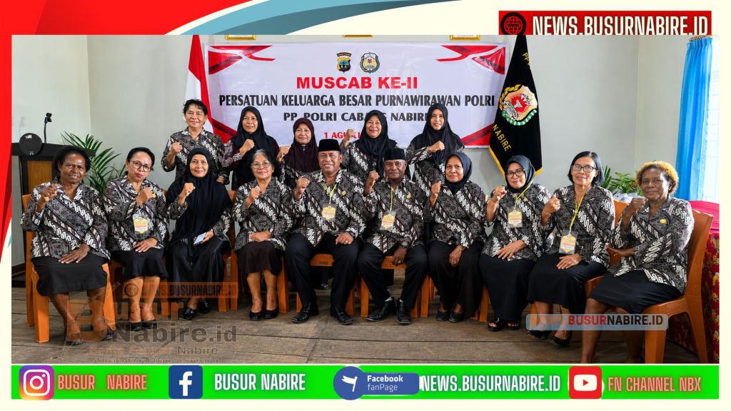 Muscab II PP Polri Nabire Tetapkan AKBP (Purn) Mardi Marpaung Pimpin Organisasi Periode 2026–2031 (Foto: BusurNabire)