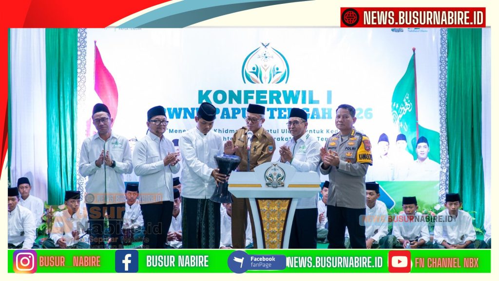 Mewakili Gubernur, Tumiran Resmi Membuka Konferwil I PWNU Papua Tengah di Nabire (Foto: Humas Pemprov)