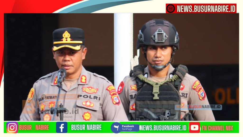593 Personel Gabungan Disiagakan Amankan Aksi Damai di Nabire (Foto; Humas Polres Nabire)