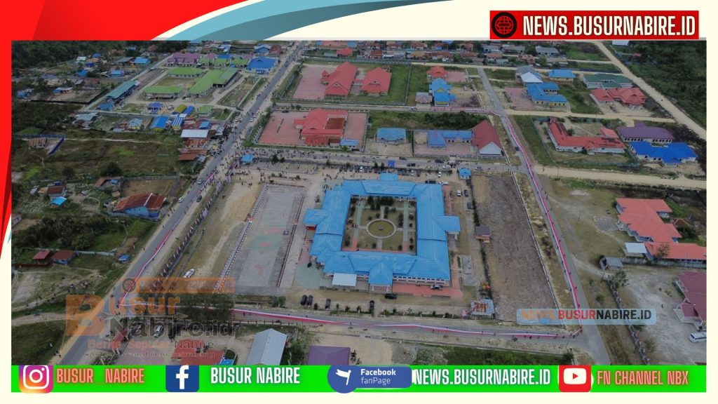 Merah Putih 1.000 Meter Membentang di Deiyai, Tegaskan Semangat Persatuan untuk Indonesia (Foto: BusurNabire)