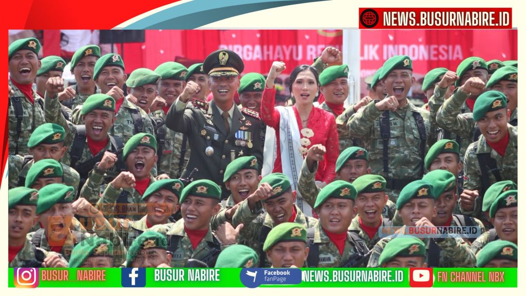 Yonif TP 804/DBAY Sukses Gemilang, Prajurit Dipercaya Pimpin Paskibra HUT RI Papua Tengah (Foto: BusurNabire)