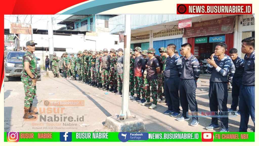 DPC BMP-RI Nabire Gebyar HUT ke-81 RI: Bersihkan Pasar, Bagikan 250 Sembako dan Gelar Lomba Rakyat (Foto: BusurNabire)