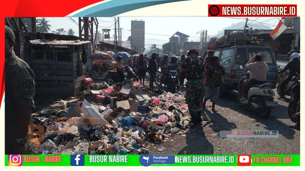 DPC BMP-RI Nabire Gebyar HUT ke-81 RI: Bersihkan Pasar, Bagikan 250 Sembako dan Gelar Lomba Rakyat (Foto: BusurNabire)