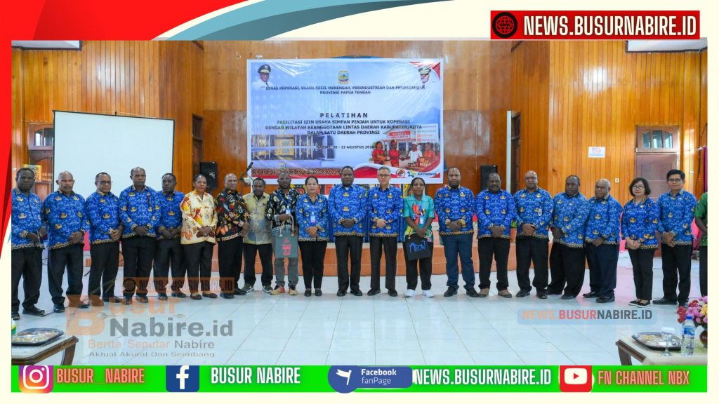 Pemprov Papua Tengah Dorong Koperasi Simpan Pinjam Lebih Legal, Profesional, dan Berdampak (Foto: Humas Pemprov)