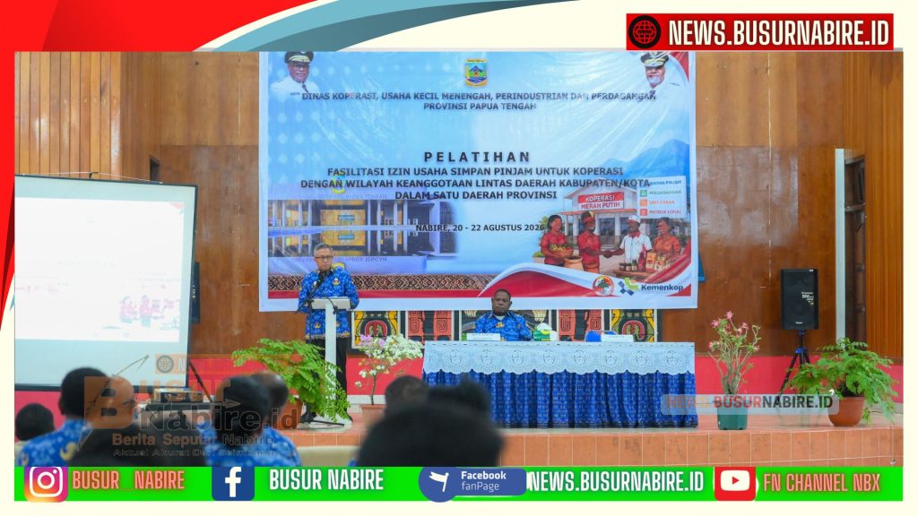 Pemprov Papua Tengah Dorong Koperasi Simpan Pinjam Lebih Legal, Profesional, dan Berdampak (Foto: Humas Pemprov)