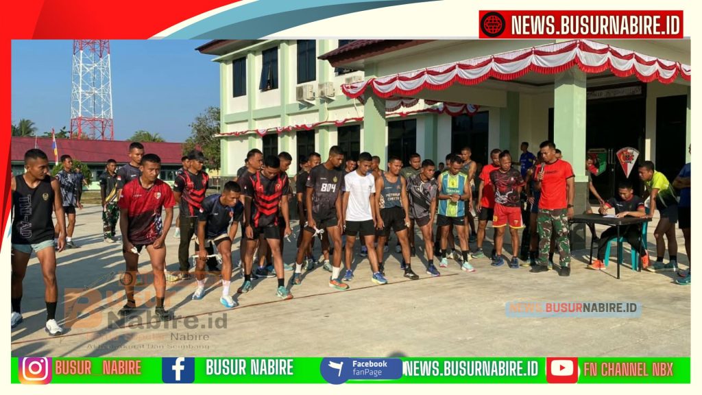 Semangat Kemerdekaan HUT ke-81 RI Bergema di Yonif TP 804/DBAY (Foto: Humas 804)
