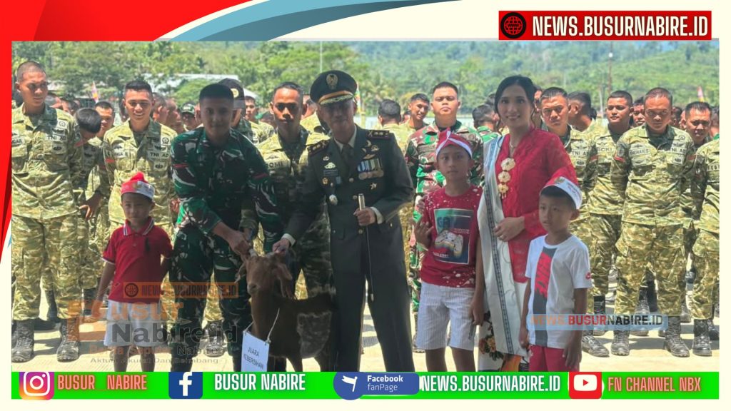 Semangat Kemerdekaan HUT ke-81 RI Bergema di Yonif TP 804/DBAY (Foto: Humas 804)