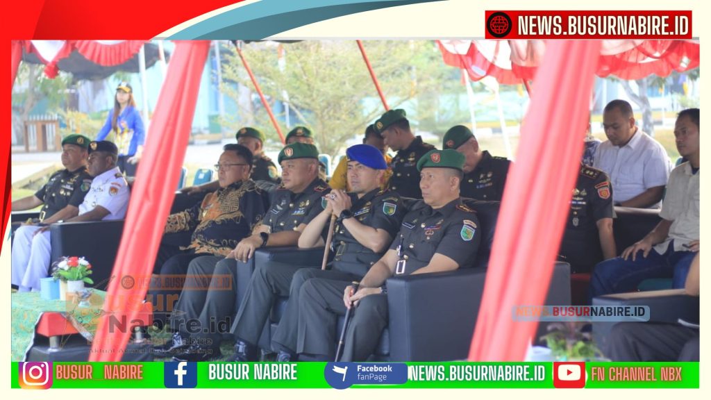 Pangdam Serah Terima, Danyonif TP 804/DBAY Berganti Kepemimpinan (Foto: BusurNabire)