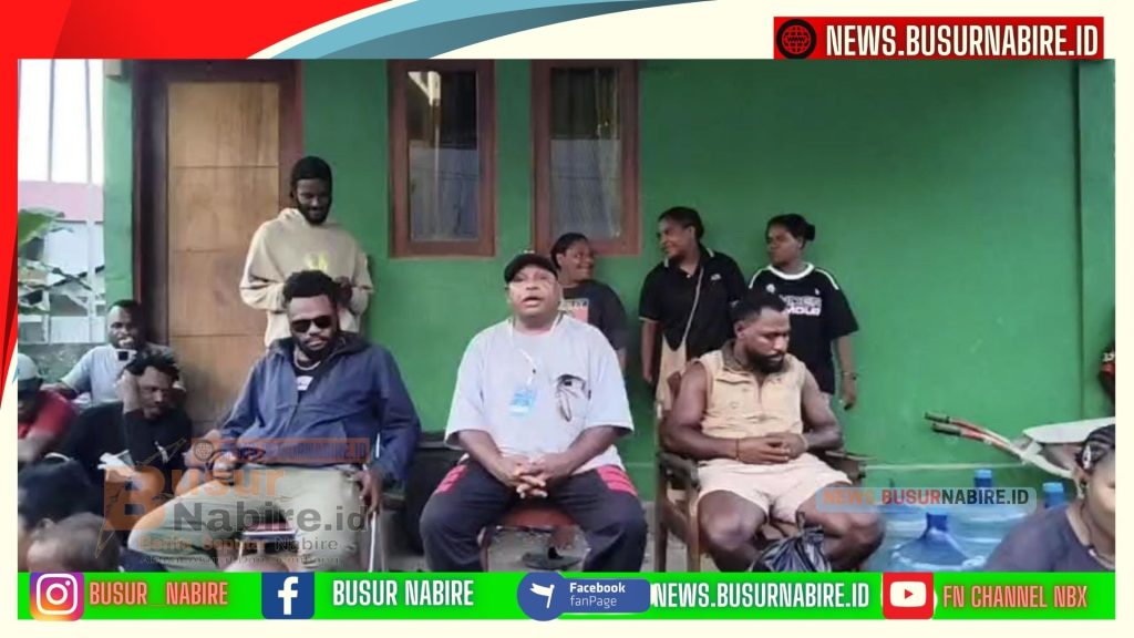 Cegah Karhutla, Musa Kobogau Ajak Warga Gerbang Sadu Jaga Hutan (Foto: BusurNabire)
