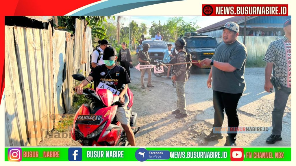 Rekonstruksi Kasus Pelajar CKC di Nabire Ungkap 45 Adegan, Antusias Warga di Waroki Sempat Hambat Proses (Foto: BusurNabire)