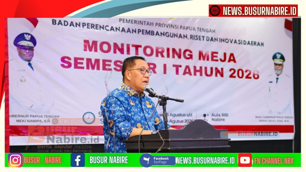 Silwanus Sumule Tegaskan APBD Papua Tengah Lemah, OPD Wajib Percepat Serapan Anggaran (Foto: Humas Pemprov)