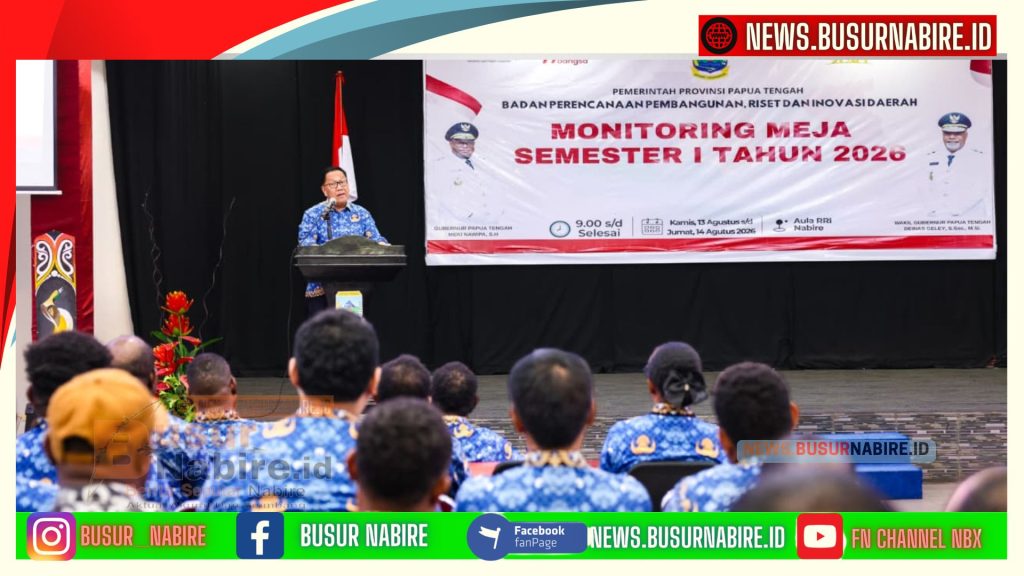 Silwanus Sumule Tegaskan APBD Papua Tengah Lemah, OPD Wajib Percepat Serapan Anggaran (Foto: Humas Pemprov)