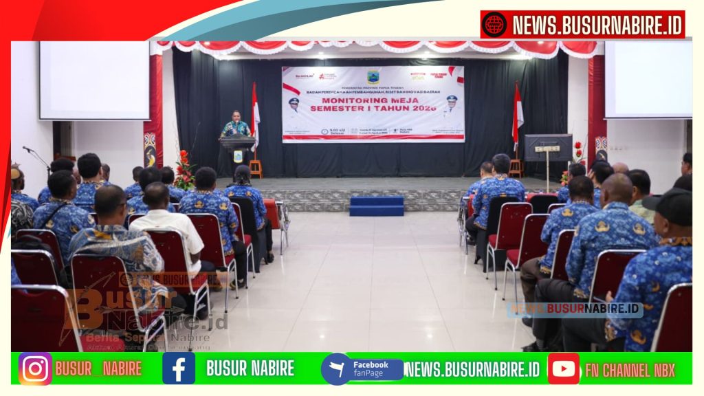 Eliezer Yogi Perketat Pengawasan OPD Papua Tengah, Target Pembangunan 2026 Harus Terukur (Foto: BusurNabire)