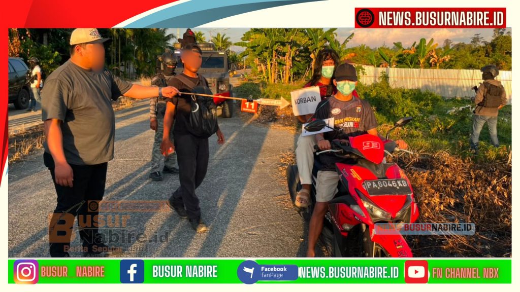Rekonstruksi Kasus Pelajar CKC di Nabire Ungkap 45 Adegan, Antusias Warga di Waroki Sempat Hambat Proses (Foto: BusurNabire)